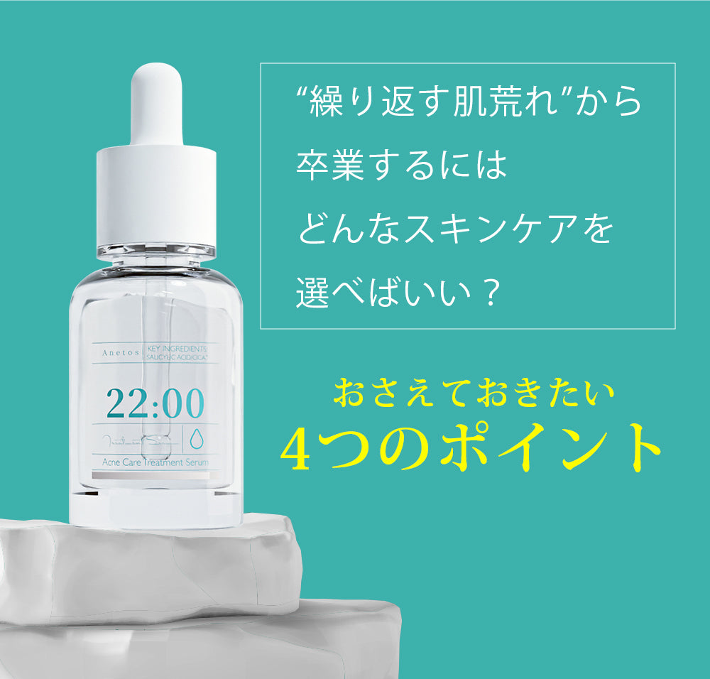22:00 アネトス アクネケア トリートメント セラム