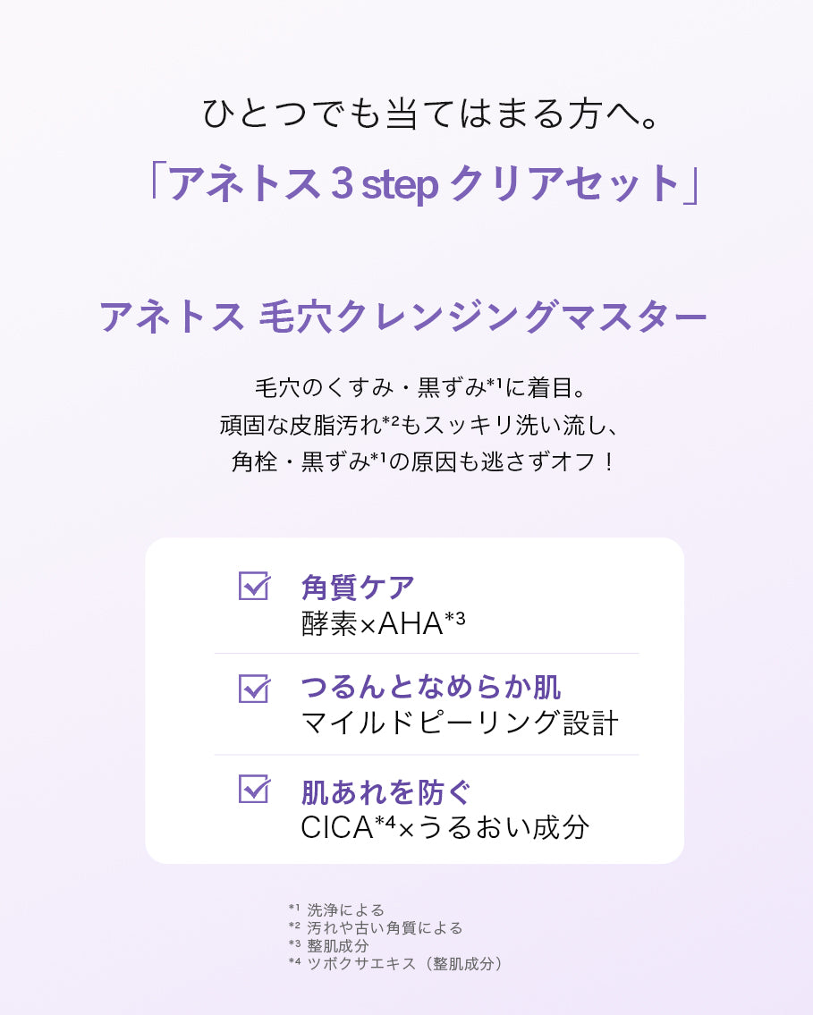 00:00 アネトス クラリファイング エッセンス