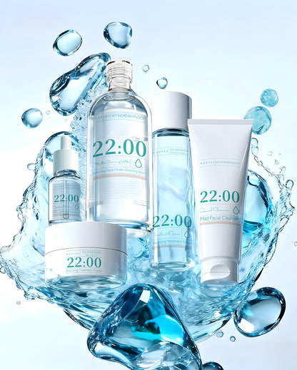 22:00 アネトス 5点セット（トナー＋セラム＋クリーム＋洗顔料＋クレンジングウォーター）