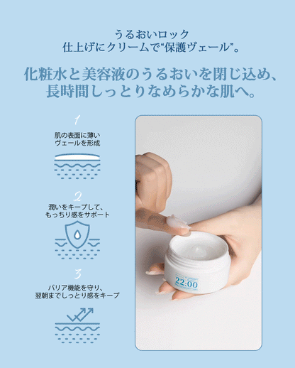 22:00 アネトス 3点セット（トナー＋セラム＋クリーム）＋クレンジング＆洗顔付き【初回限定特典】