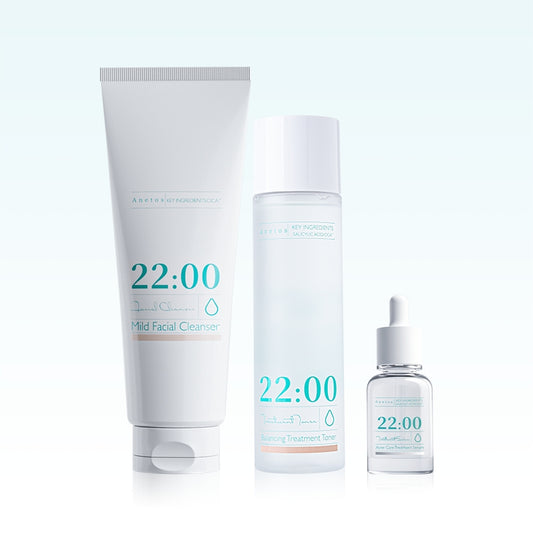 22:00 アネトス 3点セット（クレンザー＋トナー＋セラム）