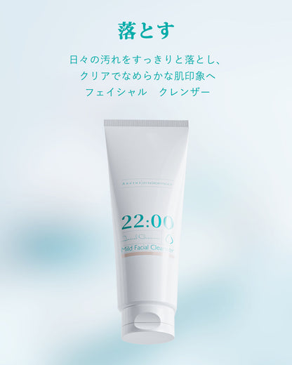 22:00 アネトス 3点セット（クレンザー＋トナー＋セラム）