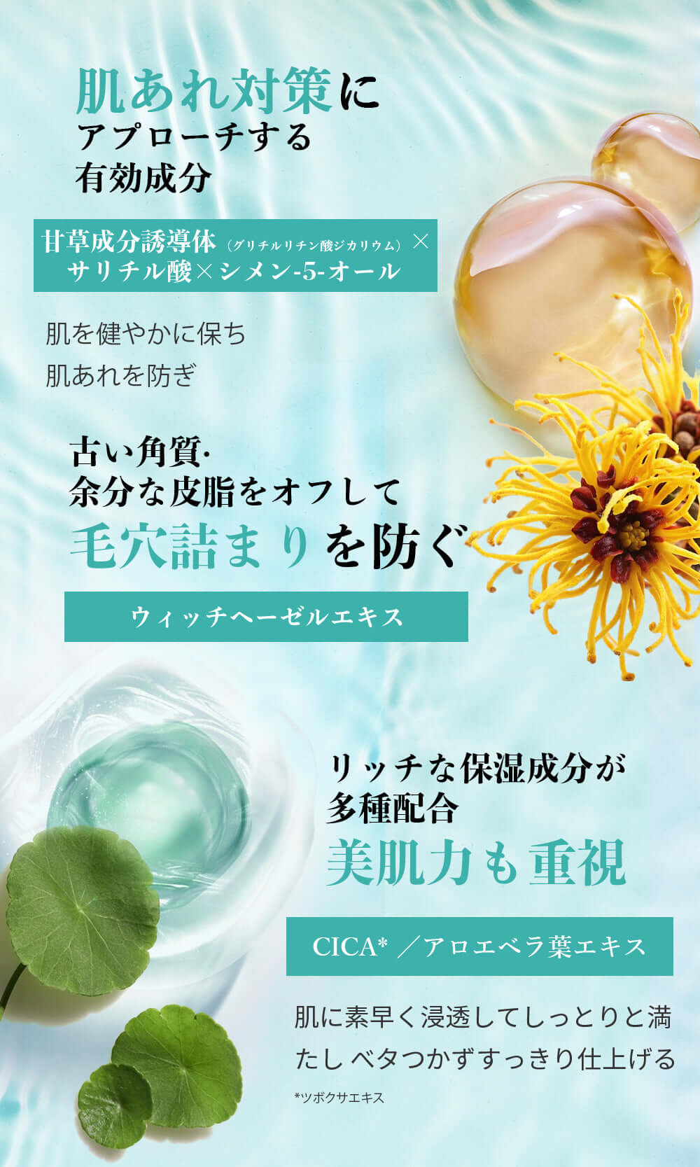 Anetoskin トリートメント セラム テクスチャー 肌なじみ